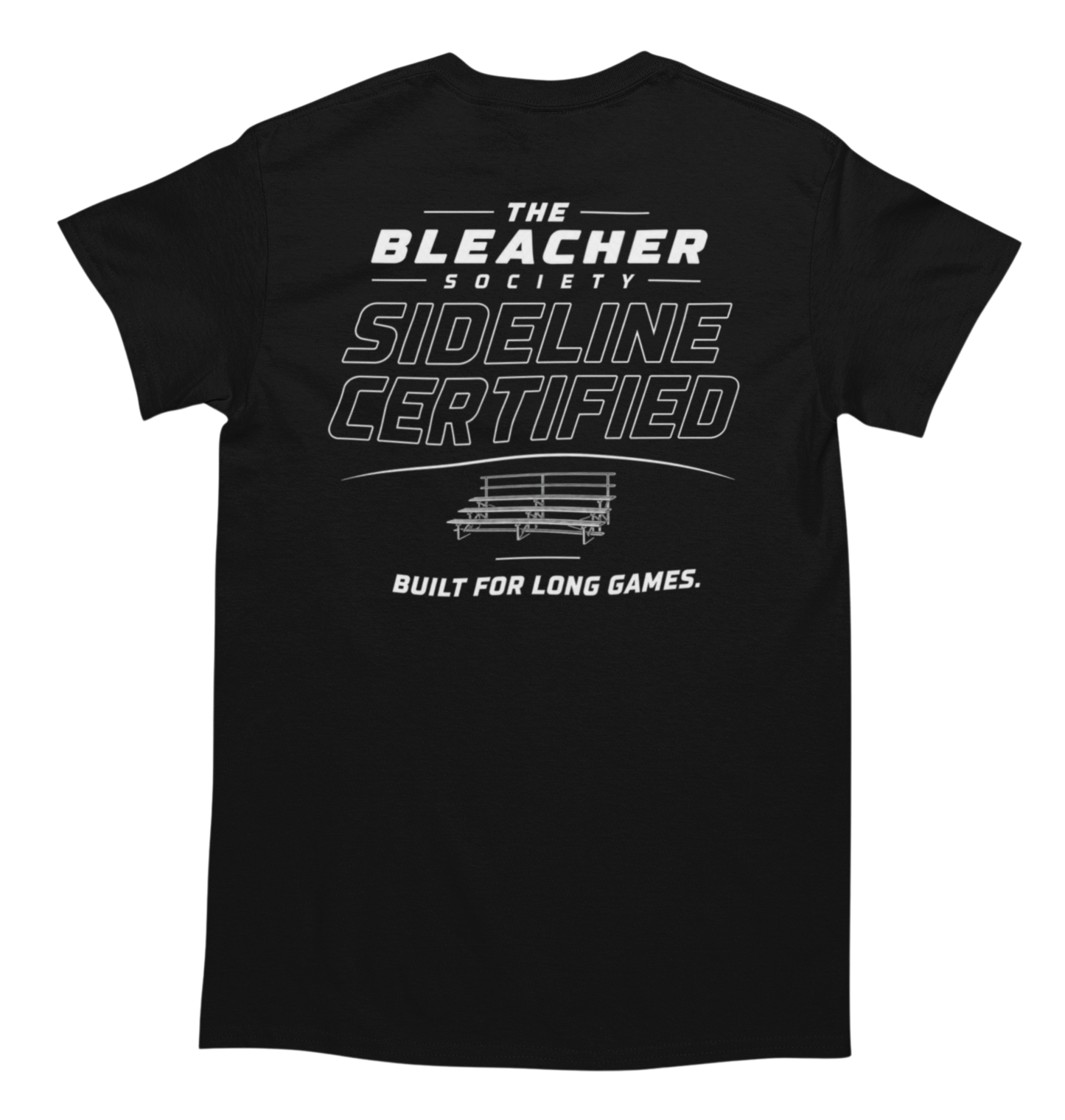 Sideline Certified shirt back design