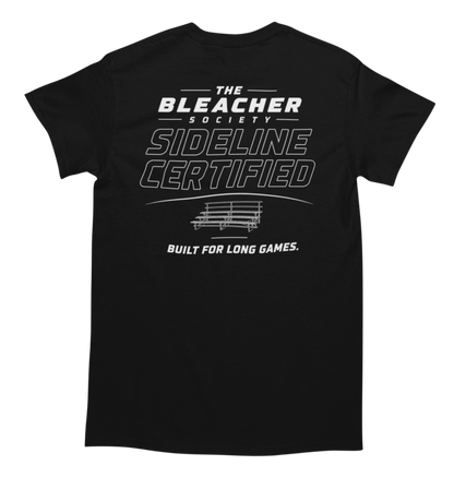 Sideline Certified shirt back design